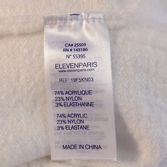 LITTLE ELEVEN PARIS
GIRLS IVORY KNITTED SWEATER 12” - Picture 6 of 6